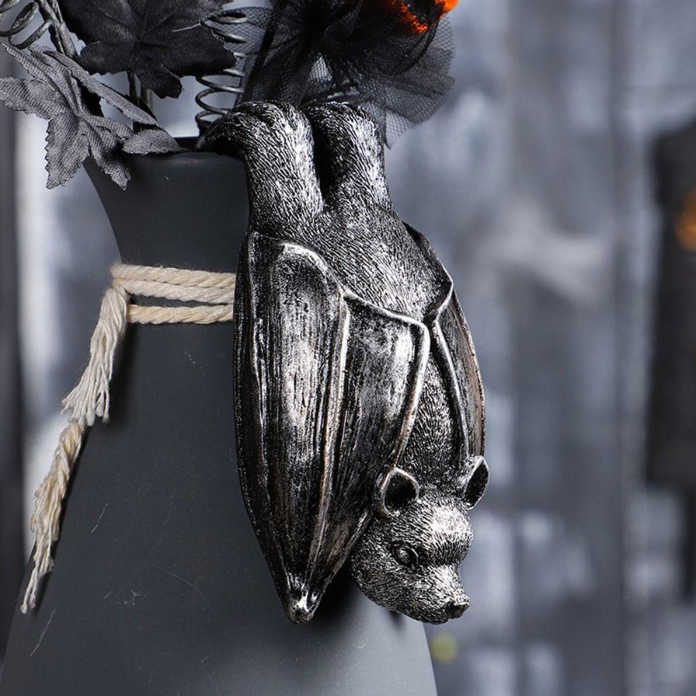 Exquisite Bat Sculpture Decoration Resin Animal Flowerpot Decoration  Outdoor Garden Yard Decor