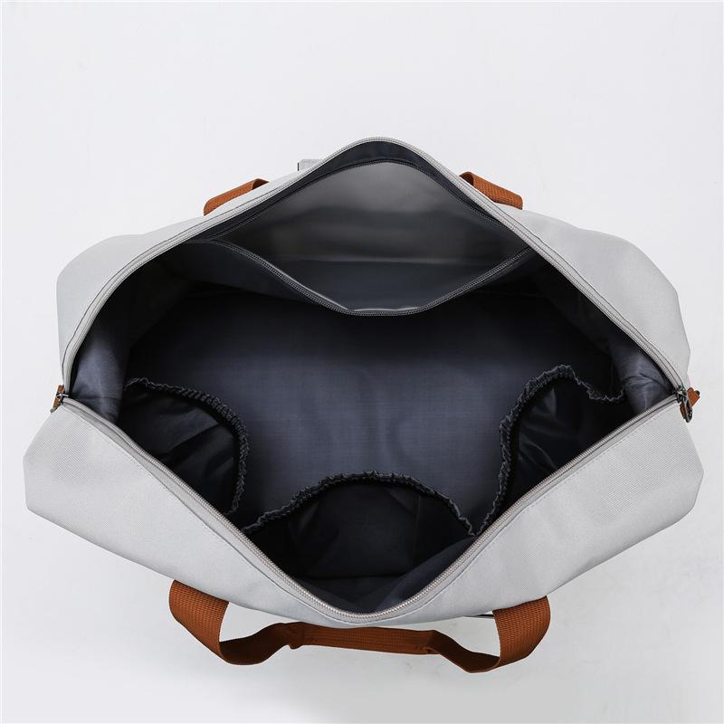 New yoga fitness bag with dry and wet separation, large capacity, unisex casual travel bag, shoulder and crossbody luggage bag