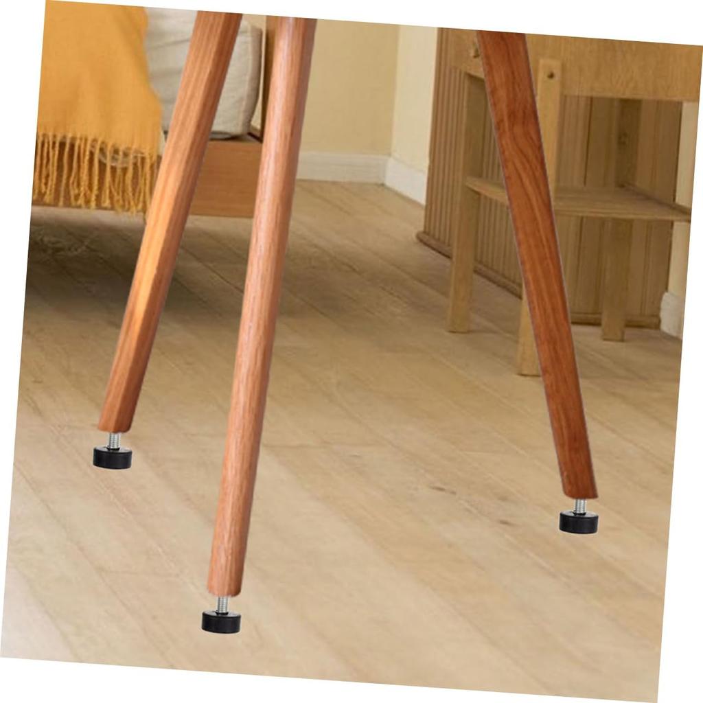 Adjustable Furniture Feet 5 Pack Rubber Levelers for Chairs Tables Screw in Chair Levelers for Home Office
