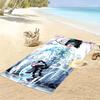 Ghost in the Shell 2D Flat Print Beach Towel, Large Soft Quick Dry Towel for Beach Camping SwimmingDSTJ0925526