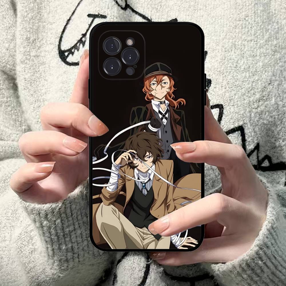Bungo Stray Dogs Anime Phone Case For iPhone 16 15 14 13 12 Mini 11 Pro XS Max X XR SE 6 7 8 Plus Soft Silicone Cover