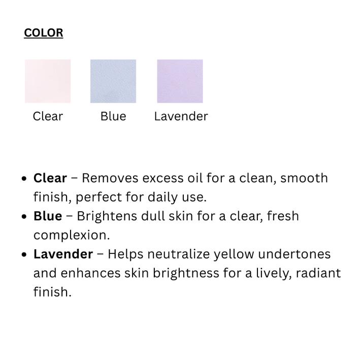 Prime Primer Finish Pact (3 colors)