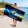 Djurgårdens IF Custom Beach Towel, Personalized Name Text Print, Football Logo Soft Quick‑Dry Towel Holiday Gift