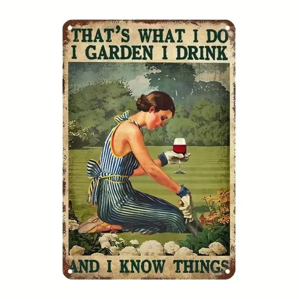 Beer Tin Sign, Metal Wall Decor Plaque 20x30cm