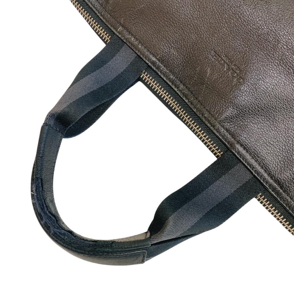 COACH F54759 A4-size compatible tote bag leather Business bag black leather Used