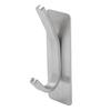 4pcs Adhesive Hooks Hole Free Wall Hangers Coat Hat Stainless Steel Hooks Bathroom Adhesive Hangers Silver