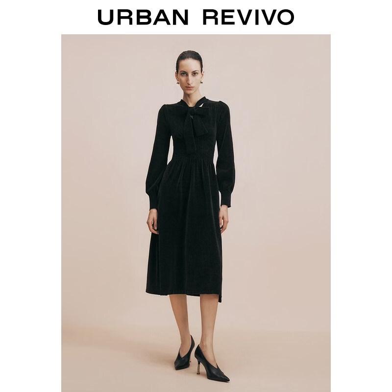 UR 2026 Women s Knitted Puff Sleeve Mini Dress S