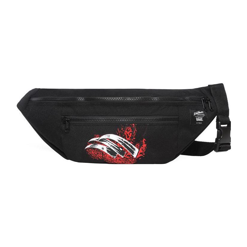 

Vans X Freddy Krueger Collaboration Scratch Pattern Sports Casual Polyester Shoulder Crossbody Chest Waist Bag Unisex bags Black VN0A2ZXXZV1 Black