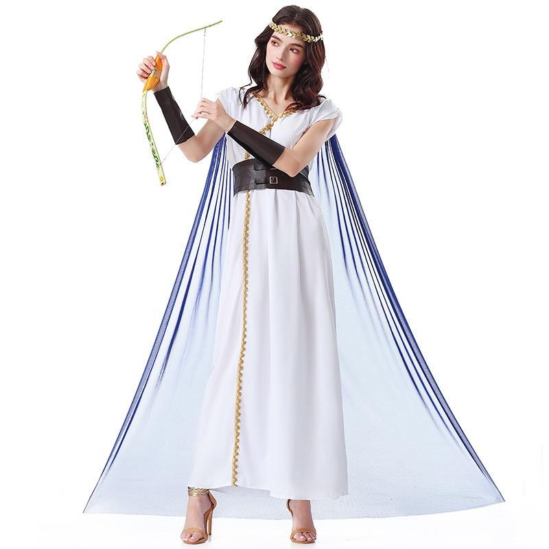 Halloween Costume, Classical Mythology Medieval Moon Muse Cosplay Costume, Style