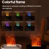 7 Color Flame Aroma Diffuser Humidifier Creative Desktop Night Light Ultrasonic Fragrance Mist Maker Home Office Aromatherapy
