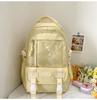 Schoolbag pain bag high value junior high school student schoolbag girl primary school backpack sweet girl heart large capacity lightweight backpack