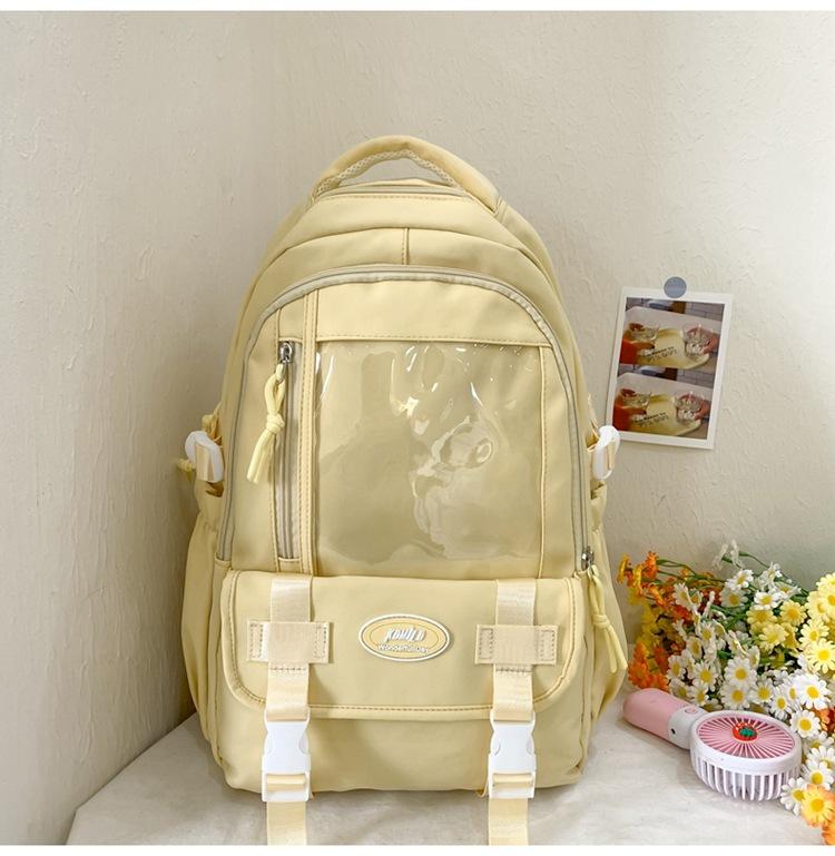 Schoolbag pain bag high value junior high school student schoolbag girl primary school backpack sweet girl heart large capacity lightweight backpack