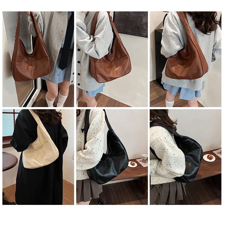 New large-capacity retro women's bag tote bag shoulder bag