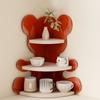 3 Layers Table Corner Display Shelf Acrylic Cup Storage Rack Creative Mug Organizer  for Home