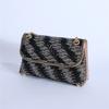Fashion diamond-encrusted shoulder bag, new hand-held small square bag, banquet and dinner bag.