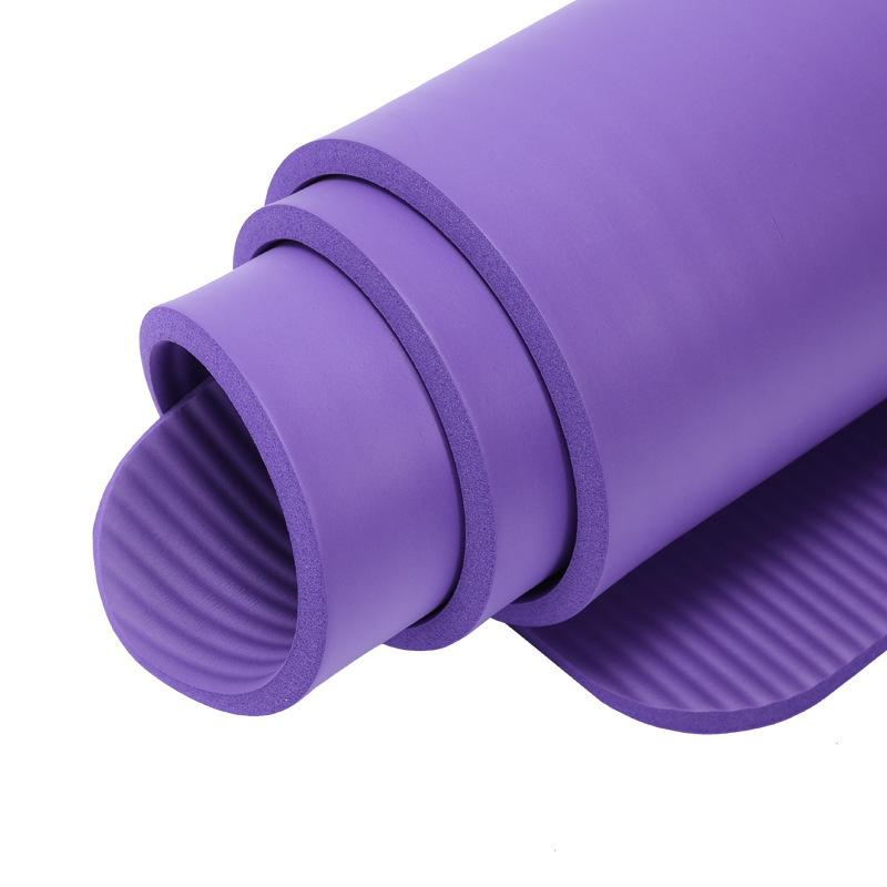 Thickened Non-Slip NBR Yoga Mat, 10mm Widened Exercise & Fitness Mat