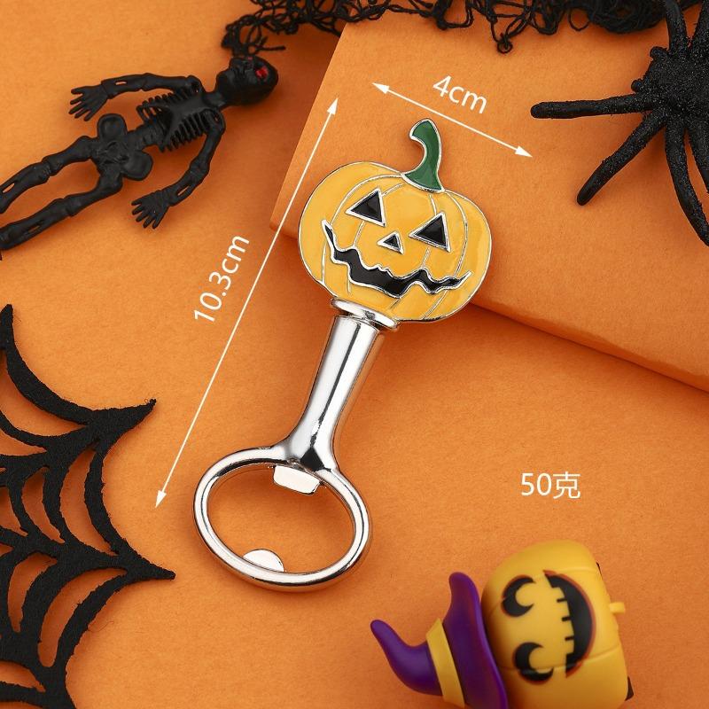 Halloween Small Gifts: Pumpkin-shaped Bottle Opener, Zinc Alloy Beer Bottle Opener