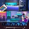 1-30M USB LED Strip Light RGB Flexible Ribbon Tape Music Sync Bluetooth APP Remote Control TV Backlight Gaming Room Party Decor