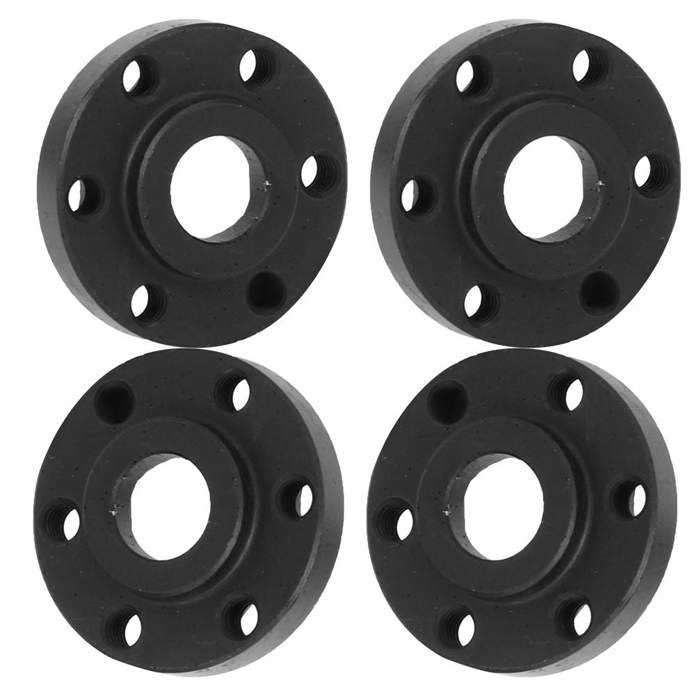 4pcs RC Car Wheel Hex Hubs Wheel Adapter Black Fit for SCX10 1Celsius10 RC Crawler 1.9inch 2.2inch Wheel