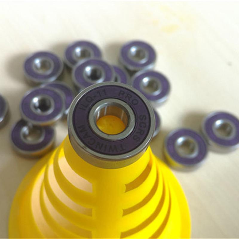 16PCS/set ILQ-11 Skating Bearings Deep Groove 608ZZ 8X22X7mm Chrome Steel Skates Bearings ABEC-11 Slalom Sliding