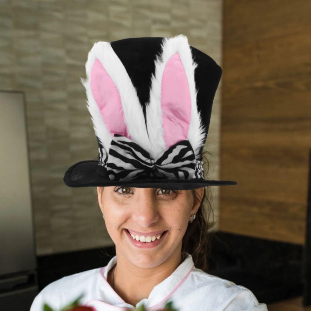 Large Ears Bunny Ear Hat Dressy Design Top Hat Party Accessory Costume Headgear Holiday Gathering