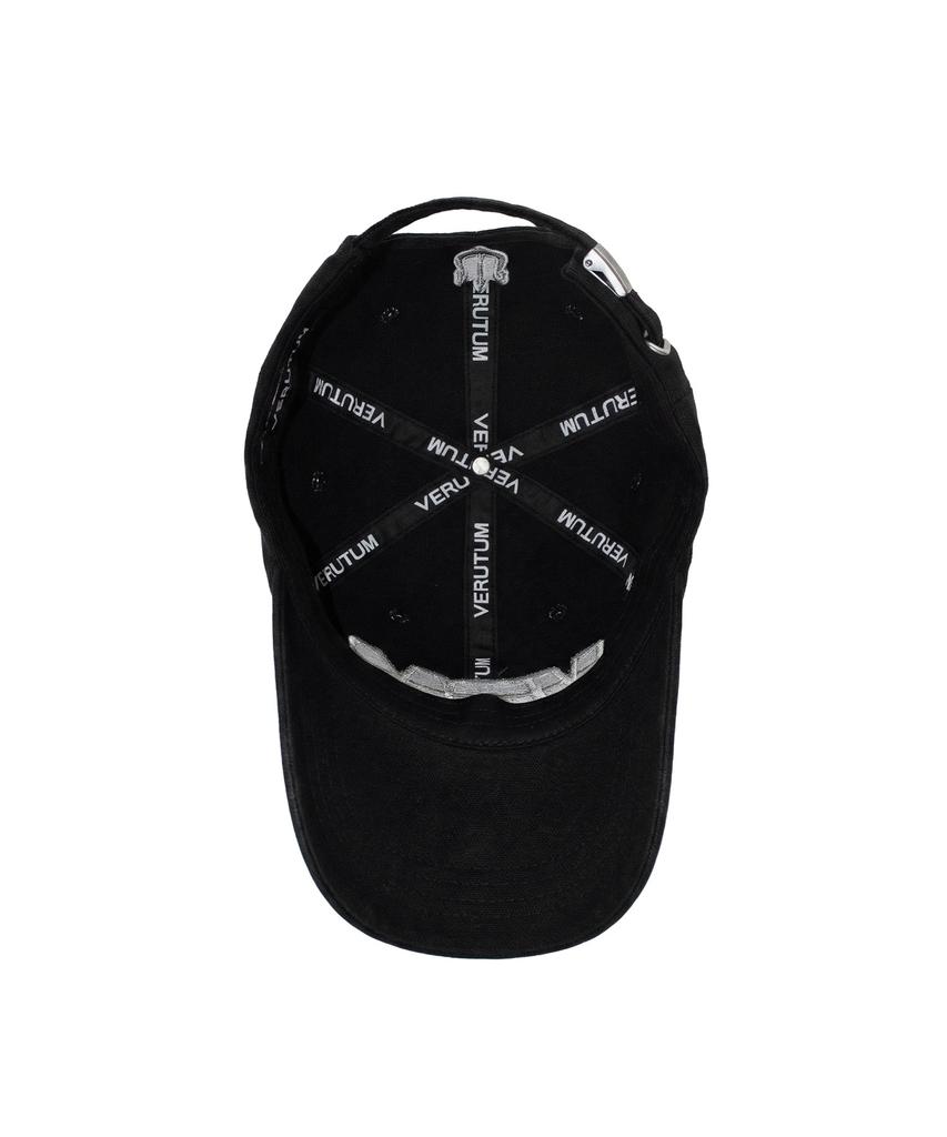 VERUTUM Vrm Applique Logo Pigment Ball Cap Black