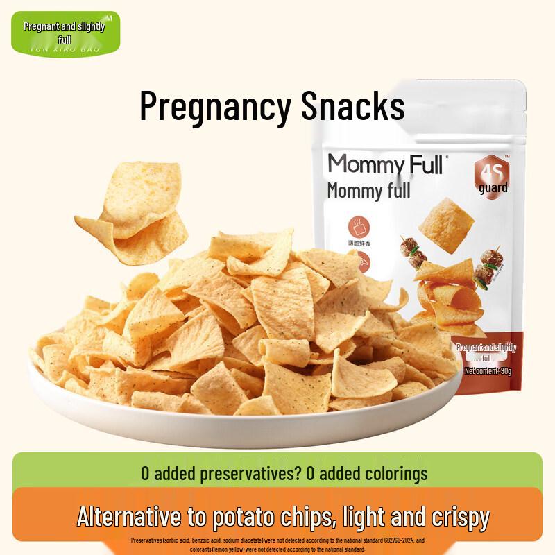 MOMMY FULL BBQ Yam Crisps for Pregnancy (2x90g)