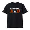Basketball Dad T Shirt Fathers Day For Sports Vintage Washed Top For Everyday Wear Soft Stretched Unisex Homme Slightly