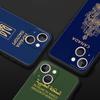 Morocco Ukraine Passport For iPhone 11 12 13 15 14 Pro Max Phone Case X XR XS 7 8 Plus SE 2020 Luxury Black Soft Cover Funda