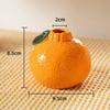 Ceramic Vase, Orange Vase For Home Decor,Decorative Vase Fruit Shape Vase Tabletop Decorative Vase Table Centerpieces Decoration