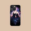 Luna Moon Cat Mobile Phone Case for iPhone 17 16 15 14 13 12 11 X XR XS 8 7 Air Pro Max Plus Mini Colorful Silicone Cover Cover
