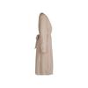Spring Autumn Women Full Sleeve Solid Color Belt High Waist Pleated Dress A Line O-Neck Long Dresses S-XL