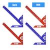 Portable Center Scribe 45/90° Carpenter Ruler Durable Right Angle Line Gauge  Wood Measuring Tool