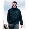 Yingjuelun Hooded Casual Jacket for Men 2025 Autumn and Winter New Mountain-Style Hiking Clothing Windproof Urban Softshell Jacket