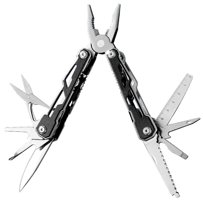 Tragbare klappbare Edelstahl-Multitool-Zange mit Kombi-Bits