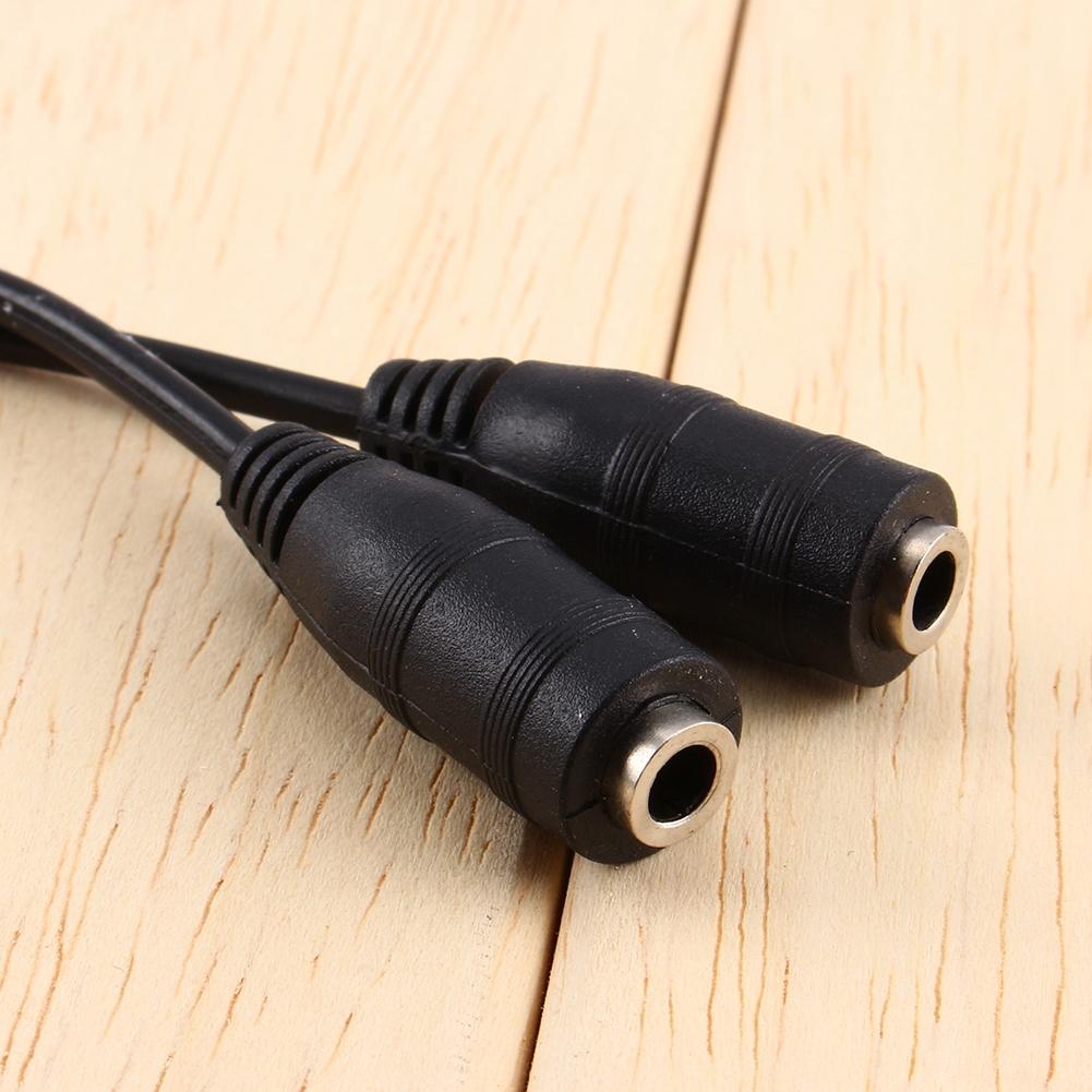 1 stück 3,5mm Audio Aux Kabel Stecker auf 2x Buchse Stereo Verlängerung kopfhörer Splitter