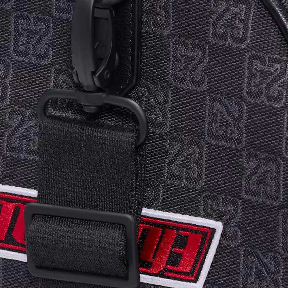 Jordan Monogramm 25L Mode Vielseitig Polyester Reisetasche Unisex Taschen Schwarz MM9157-023