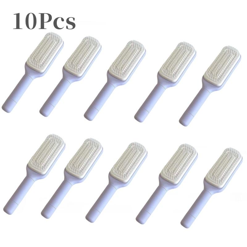 Rotating Hair Comb One Click Cleaning Telescopic Massage Comb Air Cushion Airbag Comb Household Women's Anti-static Hair Comb