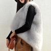 New autumn and winter imitation mink vest women's fur coat women's imitation fox hair thickened fur vest