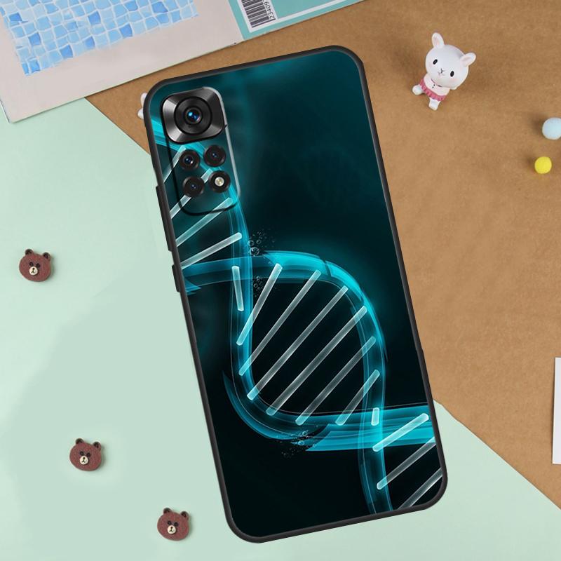 Science DNA Biology Case For Xiaomi Redmi Note 13 14 9 10 11 12 Pro 10S 11S 12S Cover For Redmi 13C 10C 12C 14C