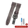 Coffee Black 20 21 22mm for IWC Portofino Le Petit Prince Portugieser Cowhide Watch Band Special Interface Needle Buckle Durable
