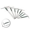 8pcs Stainless Steel T Shaped Spanner Set with Sliding Rod Extension for Home Disassembly and Motor Vehicle Repair Maintenance