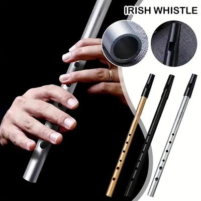 Miwayer Autentická Irská píšťalka Flétna C/D Klíč Cínová Penny Whistle se 6 otvory Perfektní Tradiční Irská Hudba Hudební Nástroj