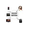 [New Arrival!] Karaoke Sound Echo Mixer KTV Effect Reverb Microphone Preamp Home Audio DVD System (Cannot Be Shipped Via Mail) (Silver)