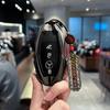 QOK3   For Mercedes-Benz C260L key cover, 25 models, E300 car, A200, men and women, high-end feeling, GLB220 shell buckle, Gla bag, Glc