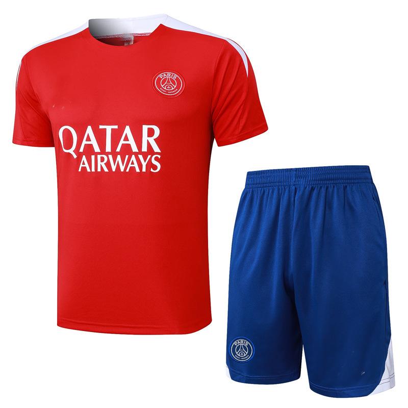Football Training Jersey 2425 Riyadh Chelsea Barcelona Paris Real Madrid Arsenal Jersey Short-Sleeved Set