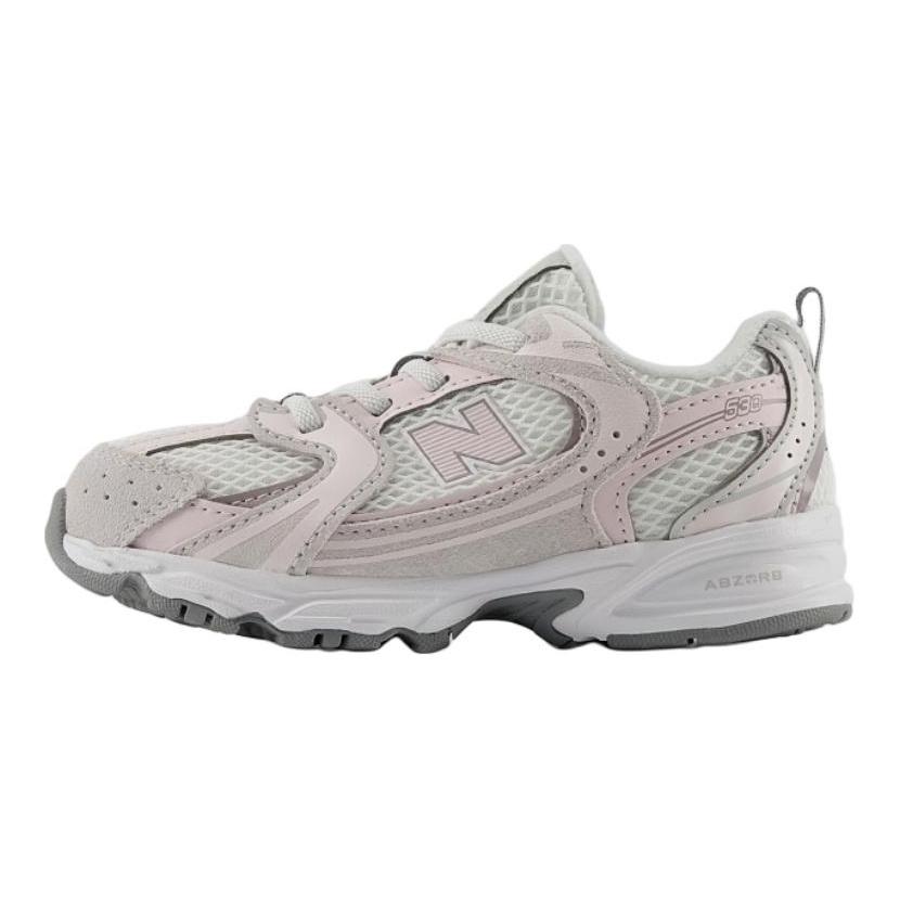New Balance NB 530 Comfortable Versatile Mid-Top Walking Shoes Baby shoes Gray Pink I530851