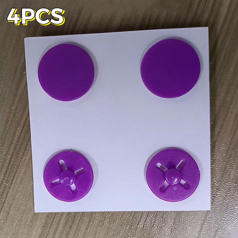 4Pcs Race Bib Holders Colorful Round Durable Build Marathon Running Number Fix Clips Triathlon Cycling Accessories