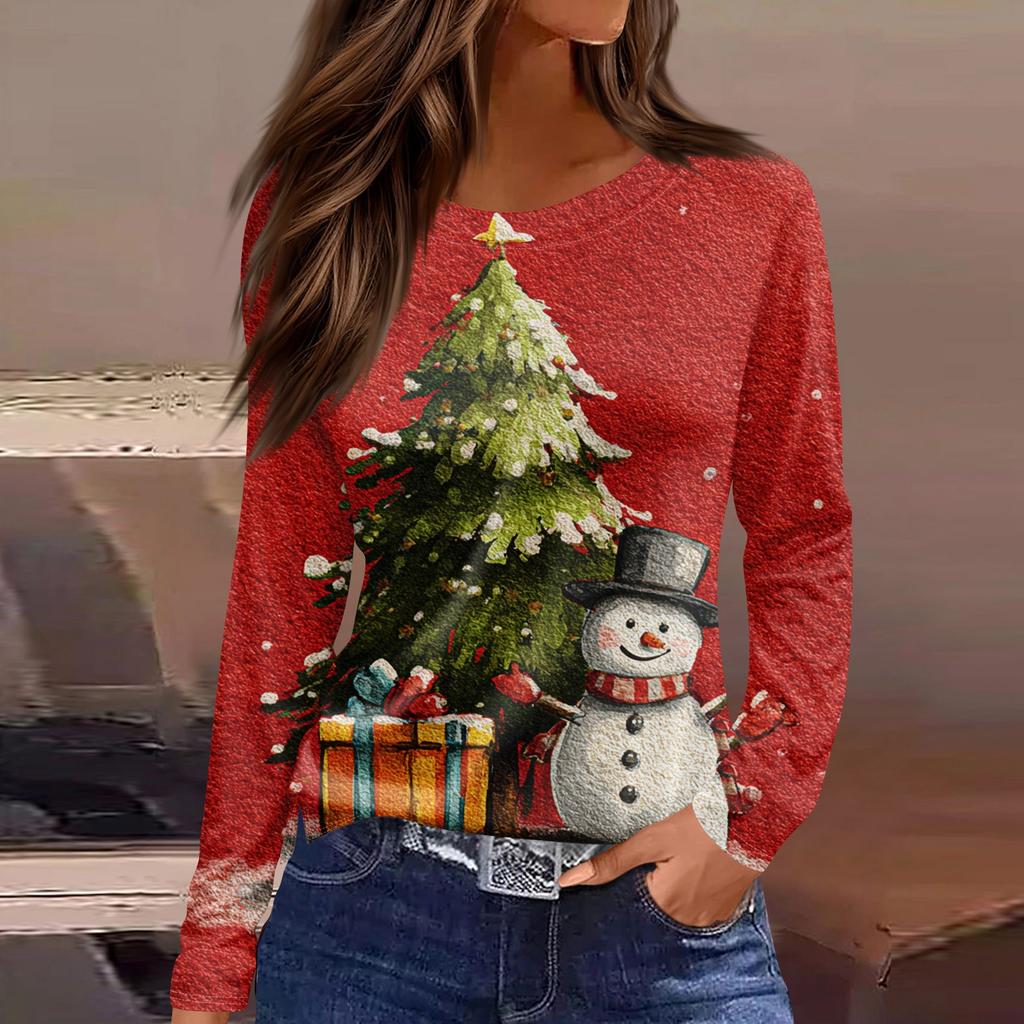 Womens's Fashion Casual Halloween Print V-neck Mid Length Pocket 3/4 Sleeve Top