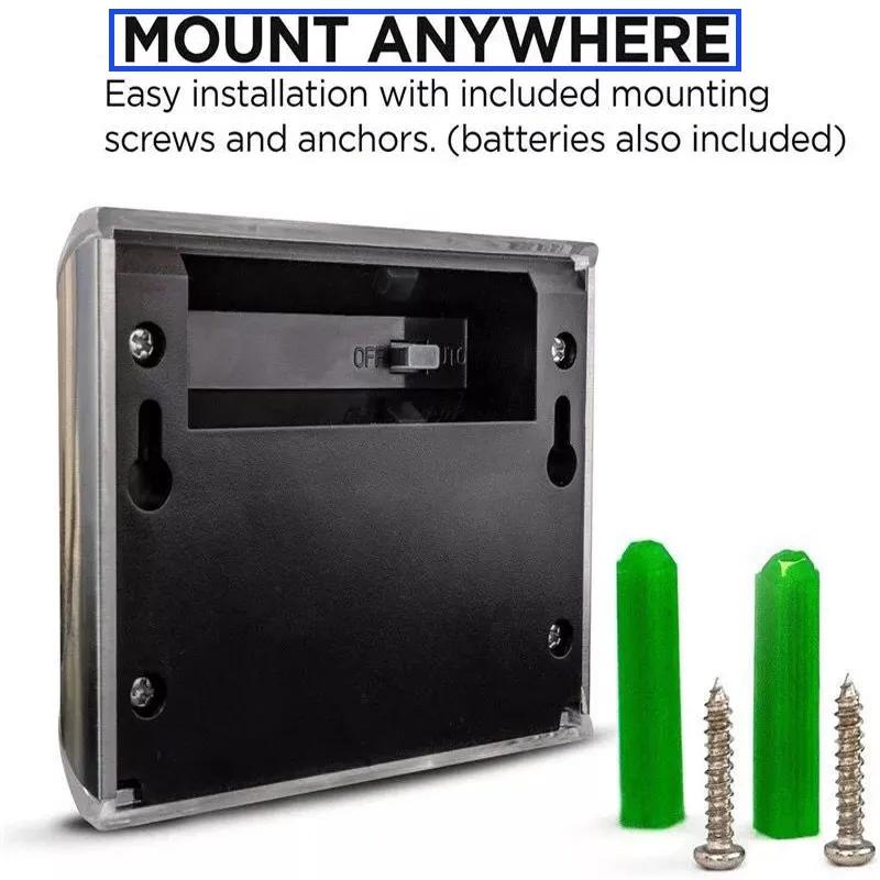 2Pcs Stainless Steel Solar Wall Lights Courtyard Waterproof Outdoor Lighting Emergency Patio Step For Garden Fence and Street